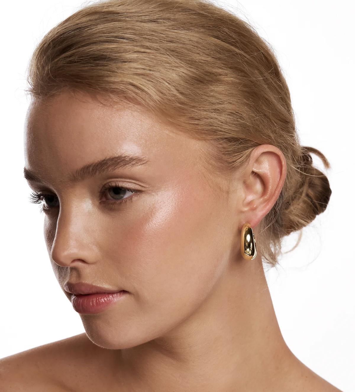Helena Gold Hoop