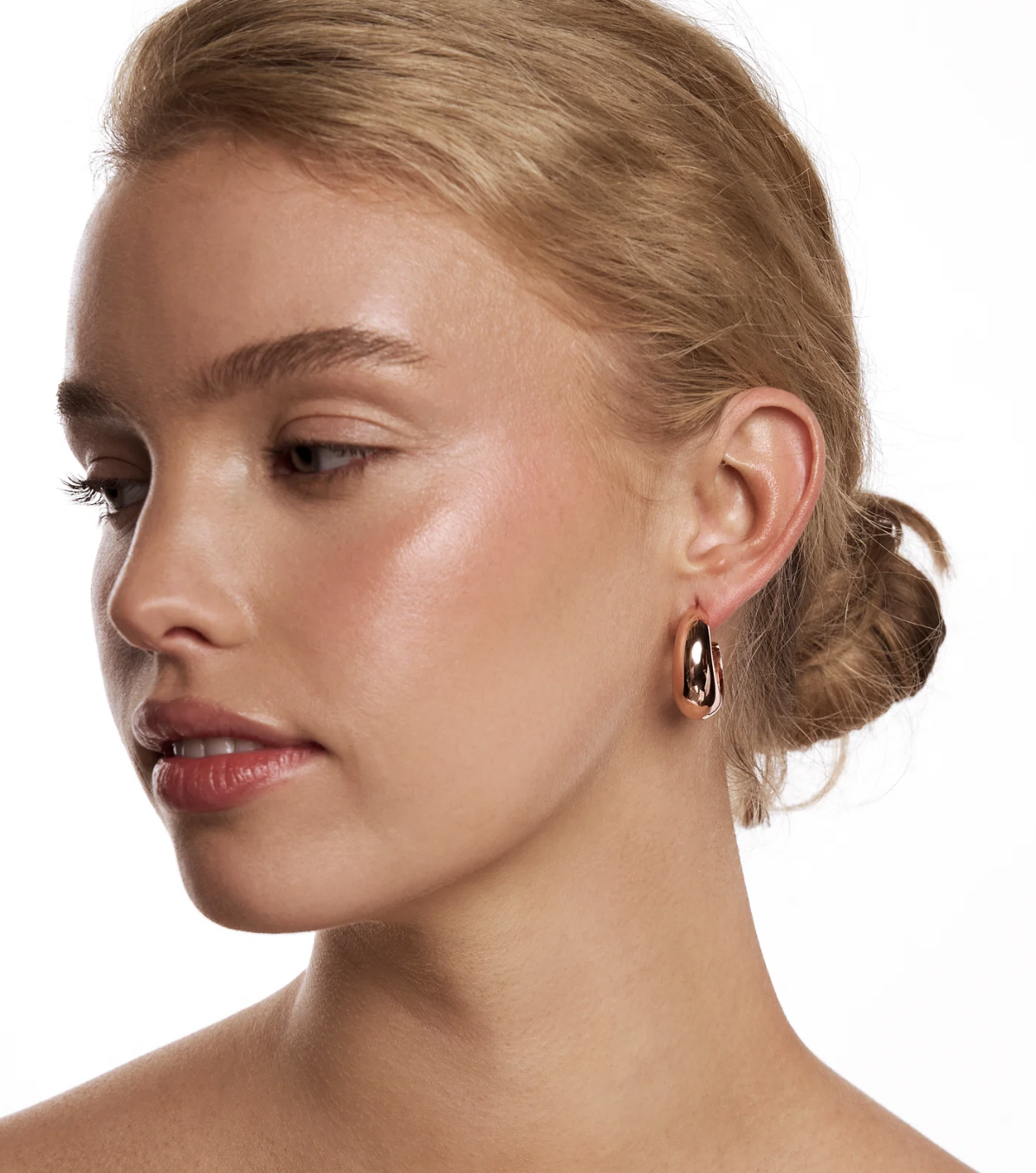 Helena Rose Gold Hoop