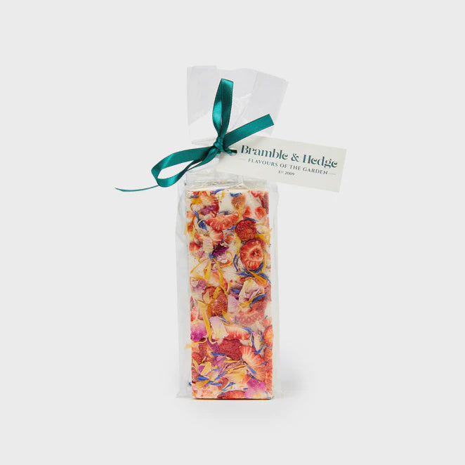 Strawberry, Elderflower & Belgian White Chocolate Nougat | 150g