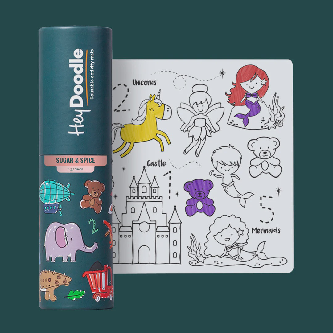 Mini Colouring & Doodle Mat | Sugar & Spice