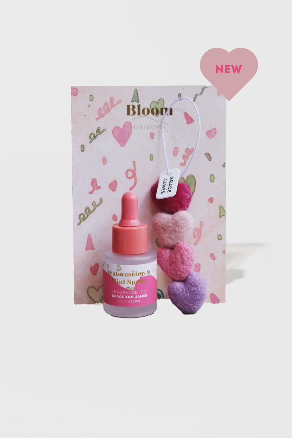 Felt Air Freshener | Watermelon &  Mint Spritz