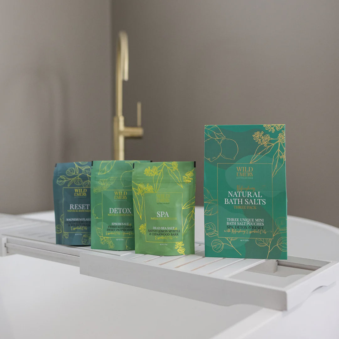 Natural Bath Salts | Three Pack | Refreshing