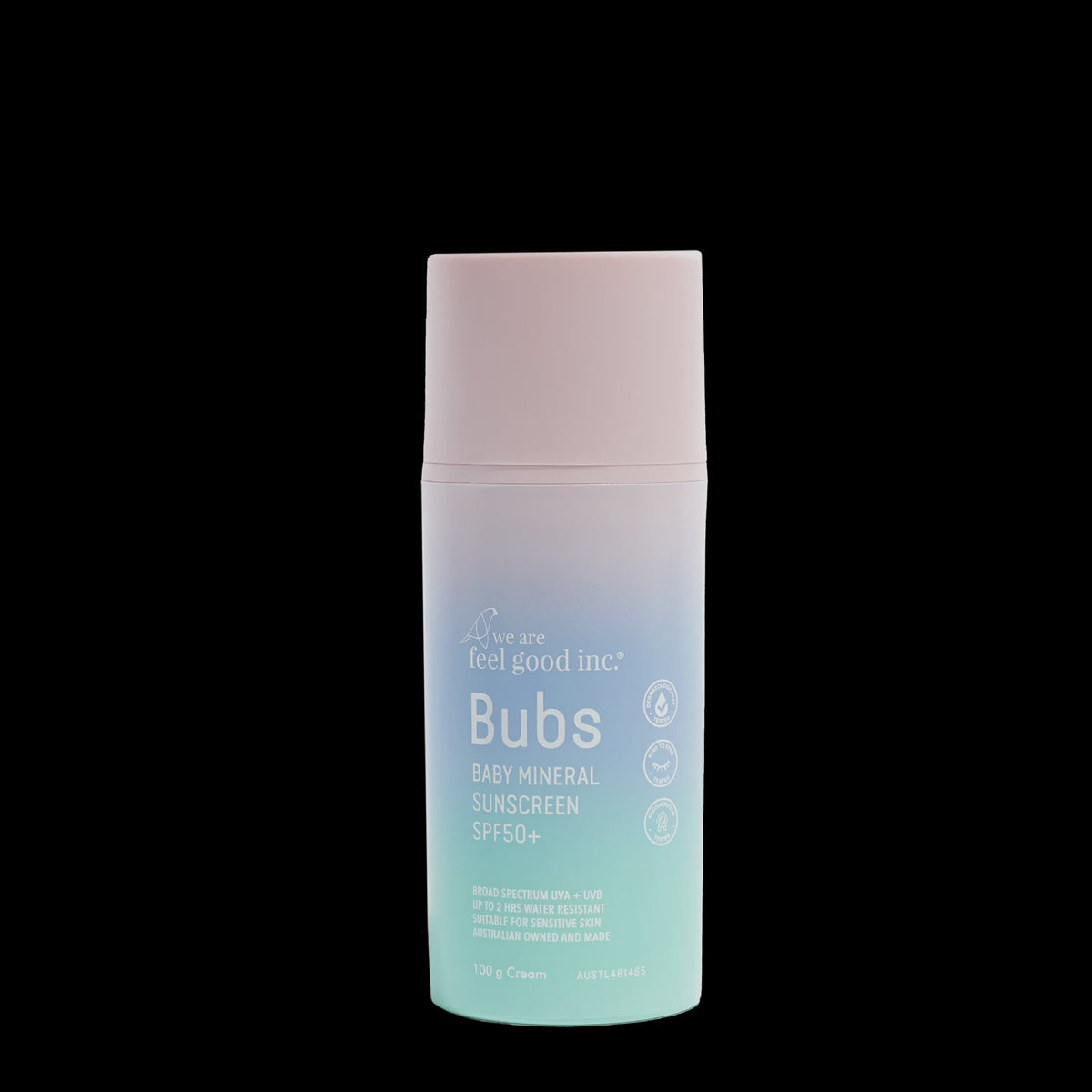 100mL | Bubs Baby Mineral Sunscreen Cream