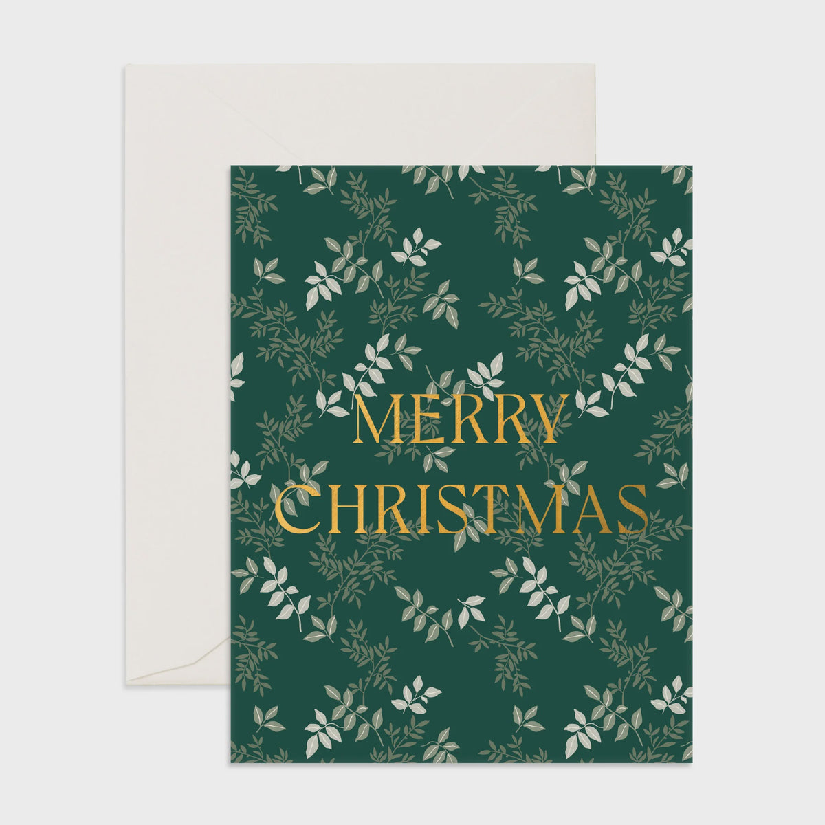 Greeting Card | Christmas Olive Vines