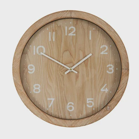 Colt Clock | Natural/White | 40cm