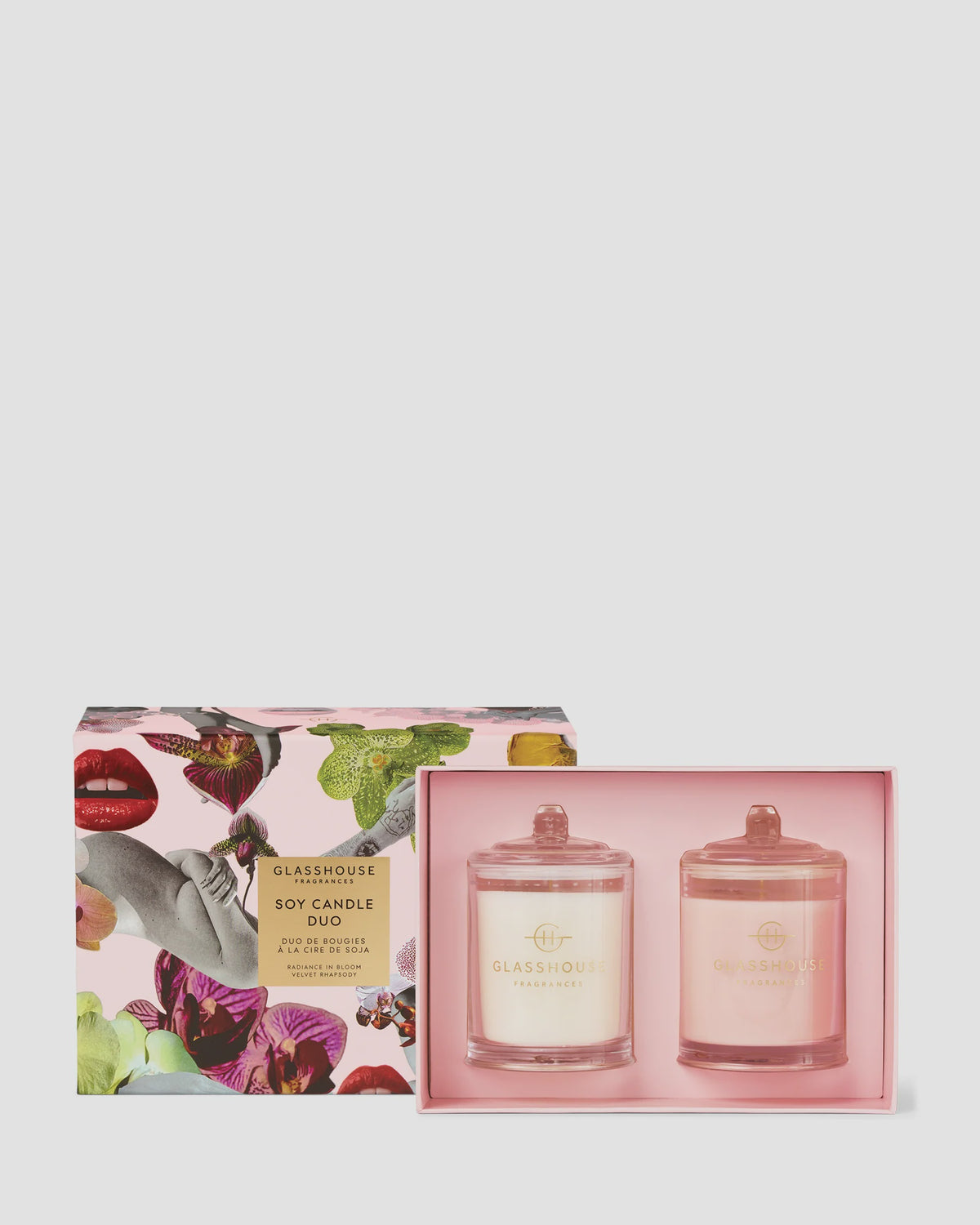 200g Candle Duo | Radiance in Bloom & Velvet Rhapsody