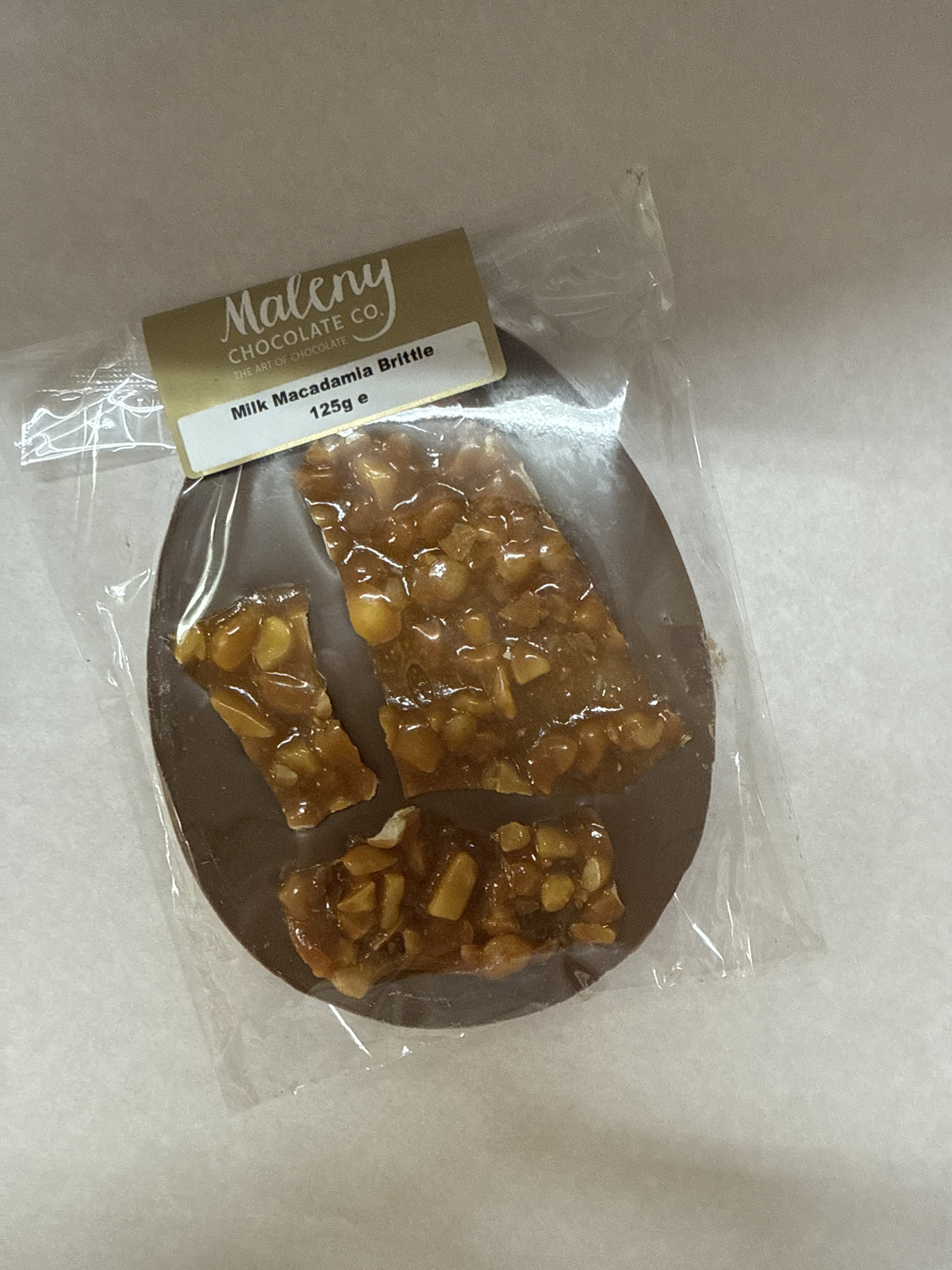 Milk Macadamia Brittle Bar | Easter Egg