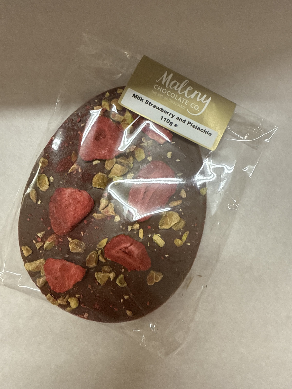 Milk Strawberry Pistachio Bar | Easter Egg