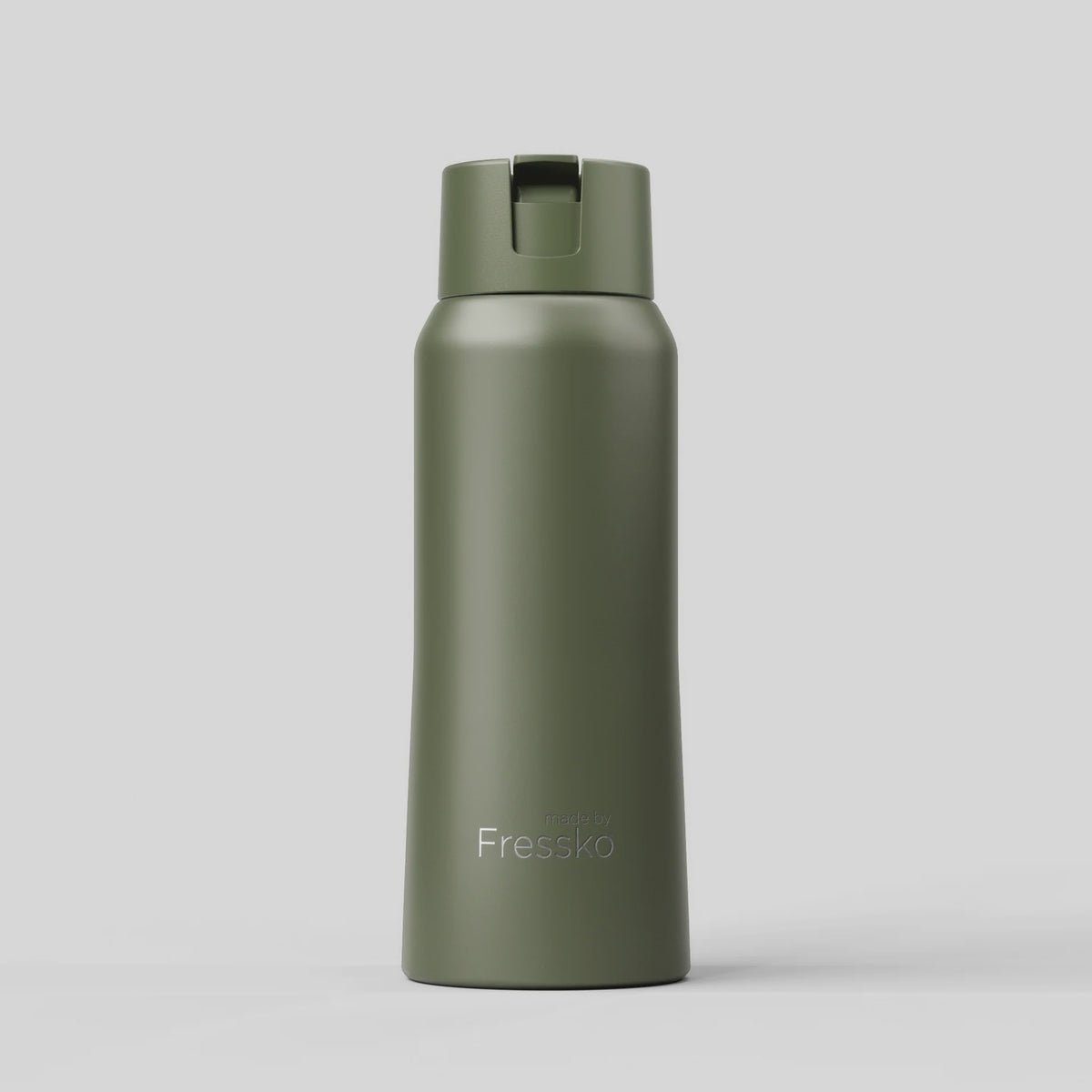 1L Drink Bottle | Flip Sip | Khaki