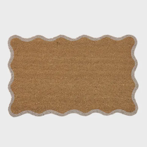 Sona PVC Back Coir Mat | Ivory