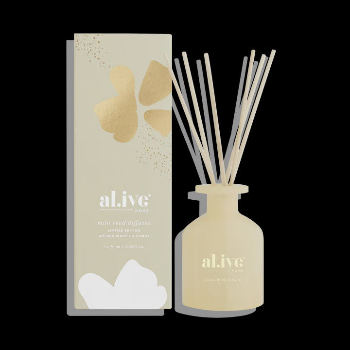 Mini Reed Diffuser | Golden Wattle & Citrus