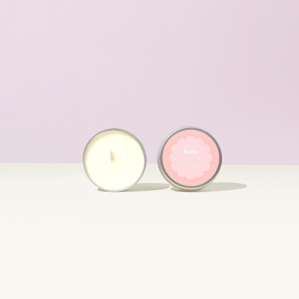 Travel Tin Candle - Rosa