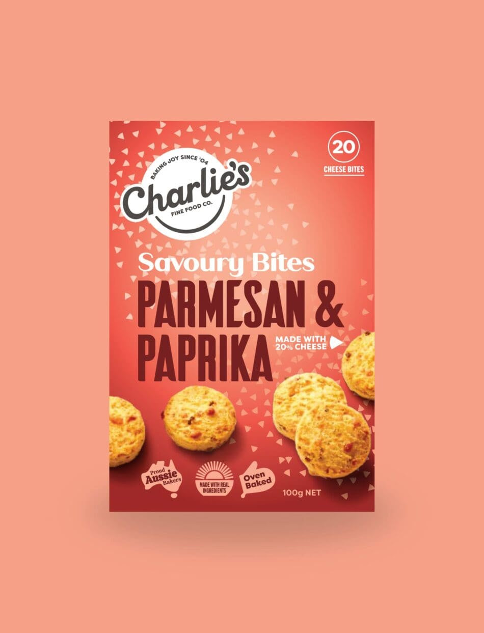 Charlie's Savoury Bites | Parmesan &  Paprika