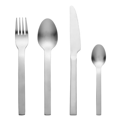 Forge 16 Piece Cutlery Set | Brushed Silver