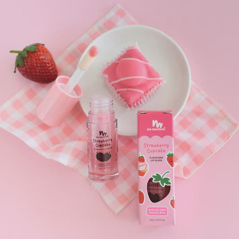 Kids Lip Gloss Wands | Strawberry Cupcake