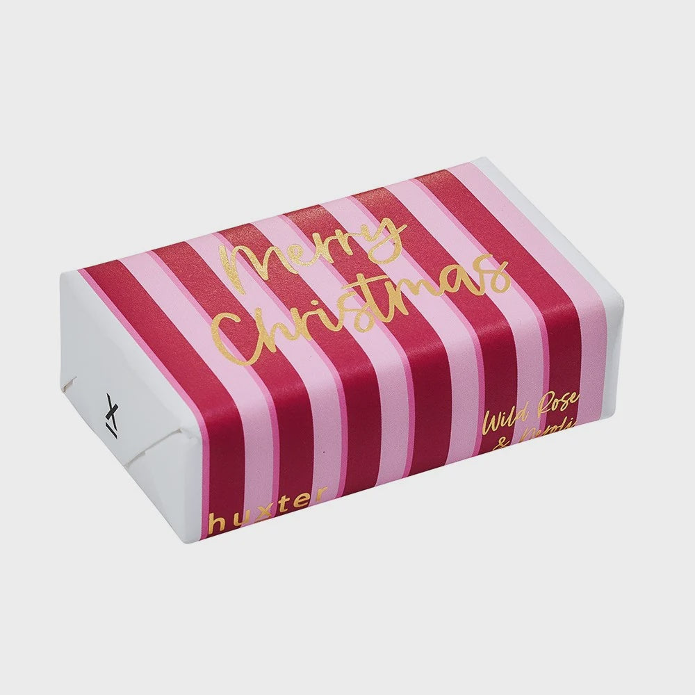 Soap Bar | 'Multi Pink Stripes' - Merry Christmas
