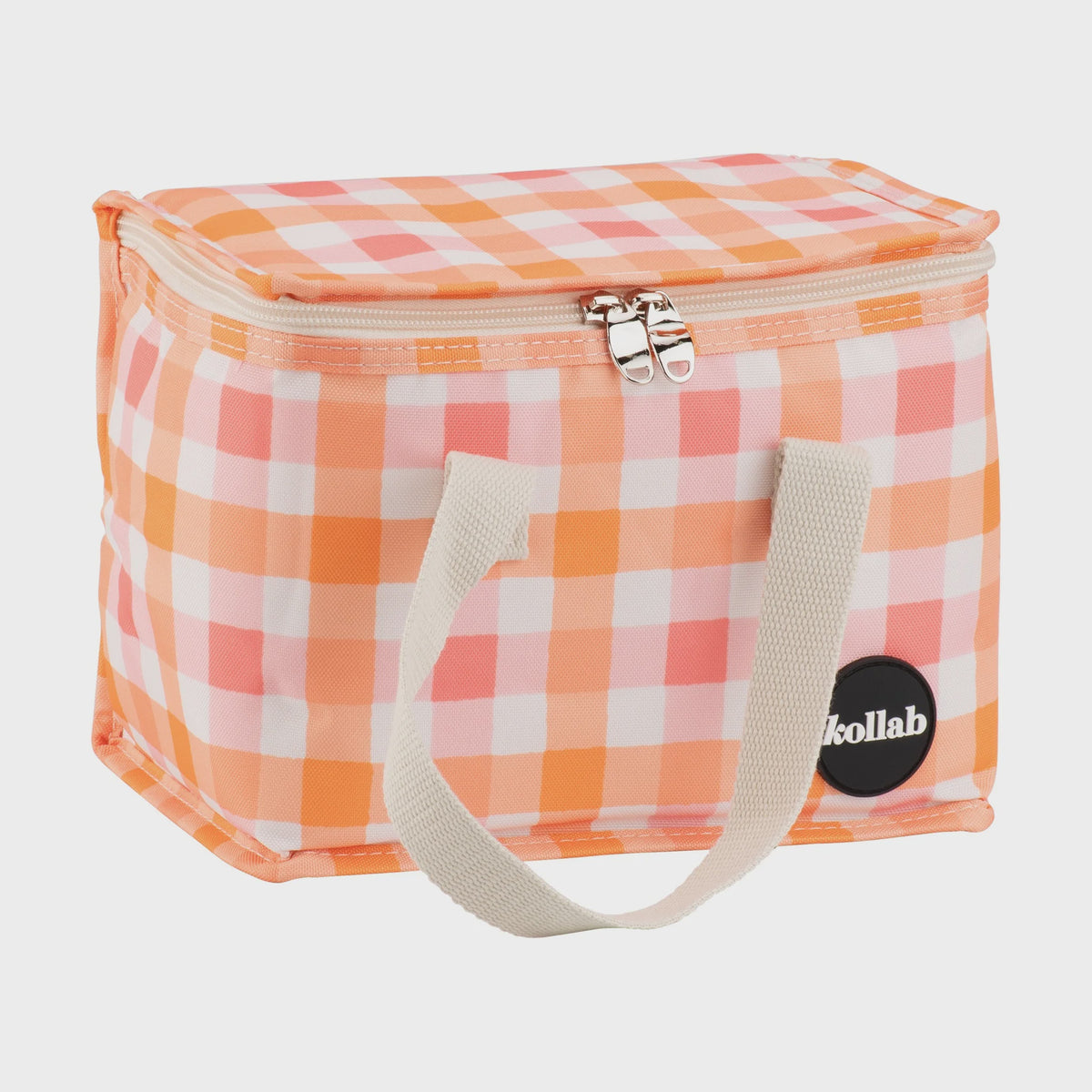 Lunch Bag | Watermelon Peach Check