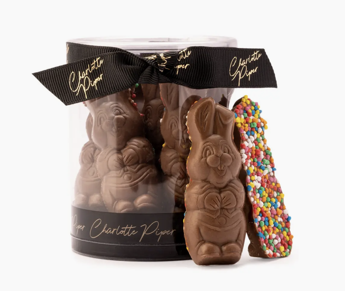 100g Small Standing Bunny | Milk Chocolate with Sprinkles