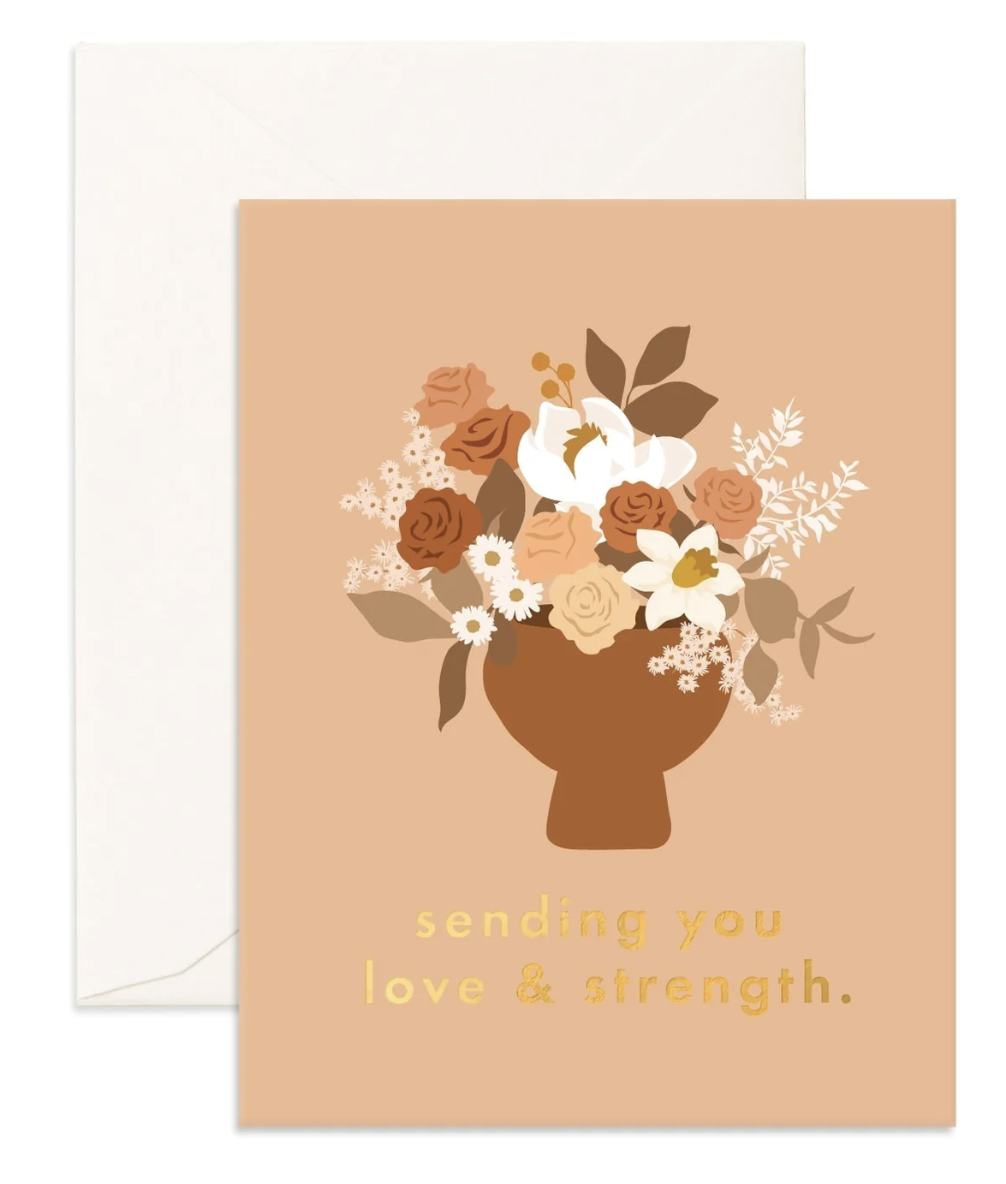 Greeting Card | Sending Love Strength Bouquet